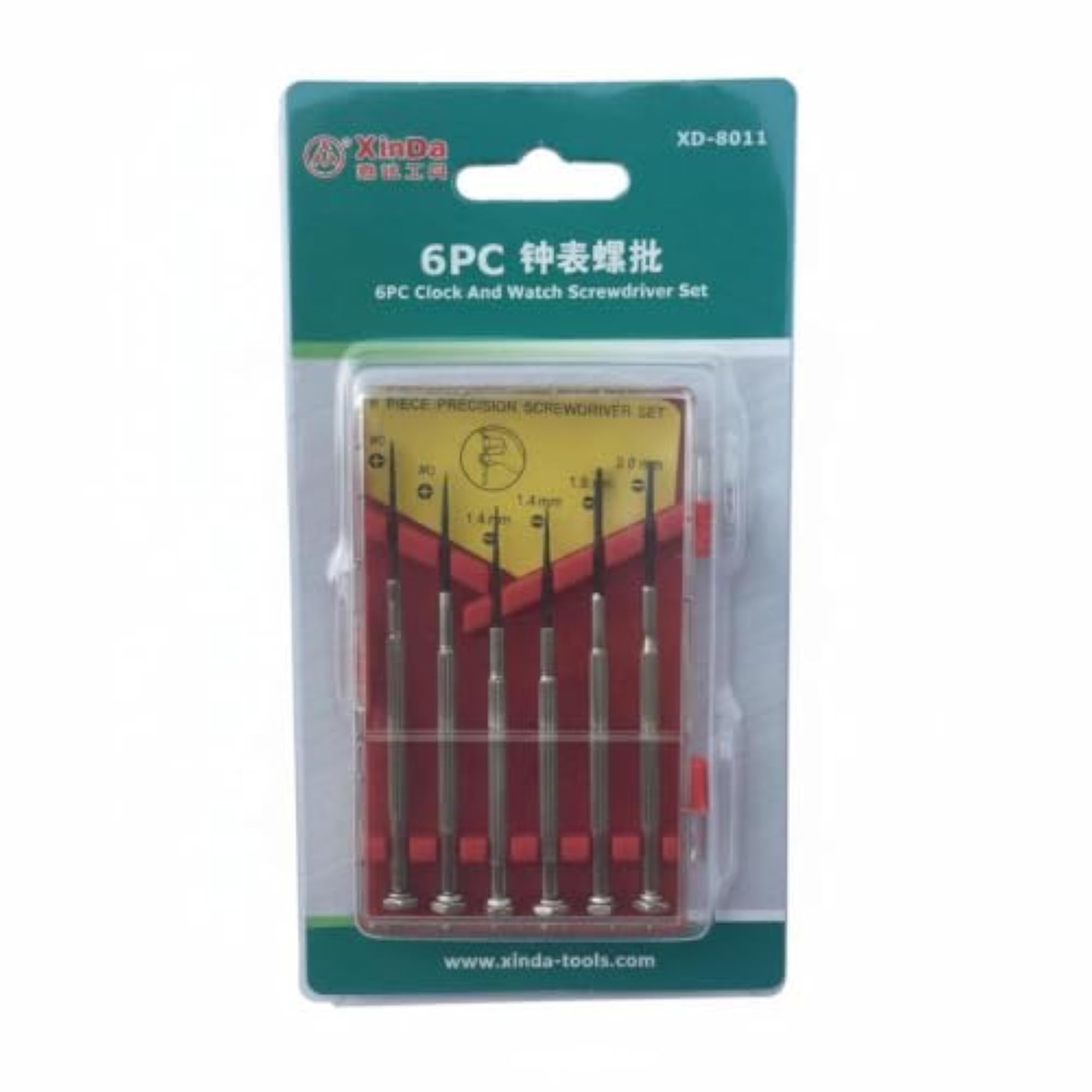 6 Pieces Watch Repair Tool Set Multiple Head Types