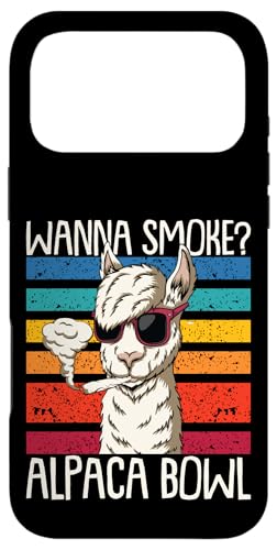 Alpaca Gifts - Wanna Smoke Alpaca Bowl �X�}�z�P�[�X iPhone 17 Pro Max �p