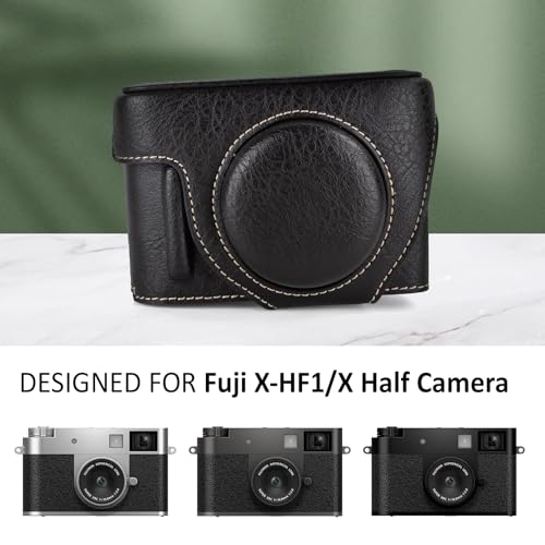 Funda MUZIRI KINOKOO para cámara Fuji X Half en cuero PU miniatura 2