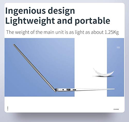 Meet-Gt 【Ms 2019 Office/ Win10】 Jumper Laptop 14 Inch Fhd Screen Notebook High Speed Cpu Atom-Z8350 Ultrabook 4Gb Ram/64Gb Emmc Dual Band Wifi Computer,Lightweight And Portable (4G+64Gb) #TOP4