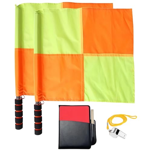 Set de Tarjetas Roja y Amarilla para Árbitro de Fútbol miniatura 1