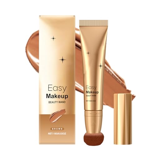 Teksome Blush líquido, Halo Glow Blush - No hay cinta de contorno de resaltador Halo Glow Fading,Varita de rubor líquido para mujeres Magno de contorno de niñas para viajes domésticos