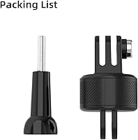 Vista 7 de Accesorios magnéticos para GoPro, base de liberación rápida para bicicleta, selfie stick, monopie, soporte de trípode, compatible con GoPro Hero