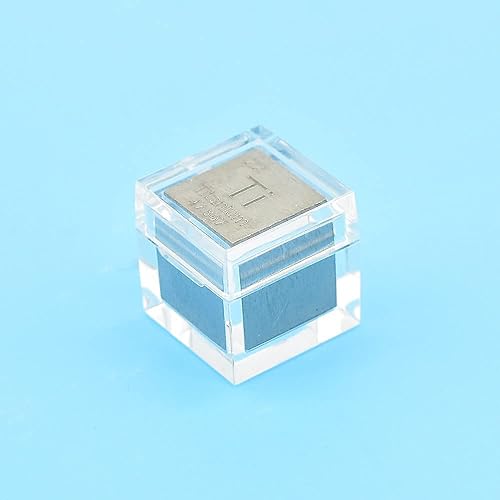 Miniatura 3 de Paquete de 9 cubos Element de 0.394in de densidad de hasta 99.99% puro diario de metal, níquel, hierro, cobre, titanio, bismuto, carbono, zinc,