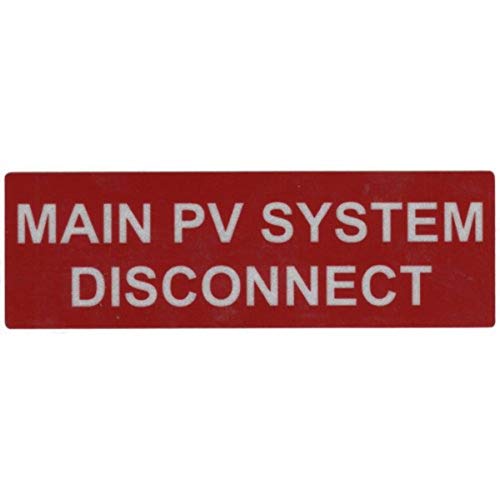 Hellermann Tyton 596-00243 Pre-Printed Reflective Solar Label, 5.5