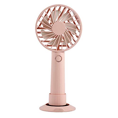 ZT-TTHG ピンクのハンドヘルドファン学生寮アウトドア机上面のUSB充電式扇風機