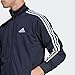adidas Men's Sportswear Basic 3-stripes Tricot Track Suit, Legend Ink/White, Medium