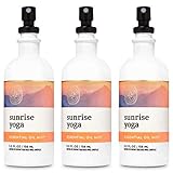 Bath and Body Works SUNRISE YOGA Essential Oil Mist 5.3 Fluid Ounce - 3 Pack