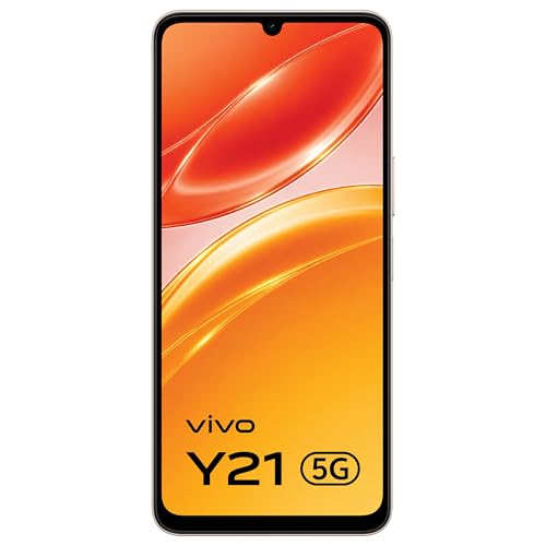 Image of vivo Y21 5G (Champagne Gold, 8GB RAM, 128GB Storage) with No Cost EMI /Additional Exchange Offers