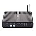 immagine 1Fanless Mini PC,Desktop Computer,HTPC,Kodi Box,Windows 10 Pro/Linux Ubuntu,Intel Core I7 5500U,[HUNSN BM02],[WiFi/BT/Raid/2HDMI//2LAN/4USB3.0/4USB2.0/Optical/SD Card Reader](16G RAM/128G SSD)