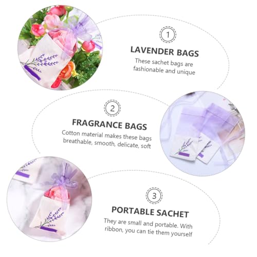 Bolsas de Sachet de Lavanda Portátiles 15 pcs miniatura 3