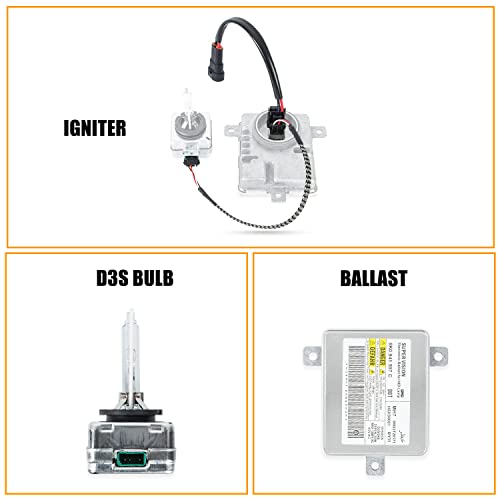 8K0941597B Xenon Headlight Ballast Control Unit Module With Igniter And D3S Bulb Compatible With Audi A3 A4 A5 A6 A7 A8 Q5 Q7 S4-S8 Vw Cc Eos Jetta Touareg Chrysler 300 #TOP2