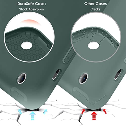 Image of DuraSafe Cases for iPad 7.9 Inch Mini 3 Mini 2 Mini 1 Gen [ Mini 3rd 2nd 1st ] A1599 A1489 A1432 MH3F2HN /A Protective Durable Shock Proof Supportive Magnetic Dual Angle Stand Cover - Dark Green