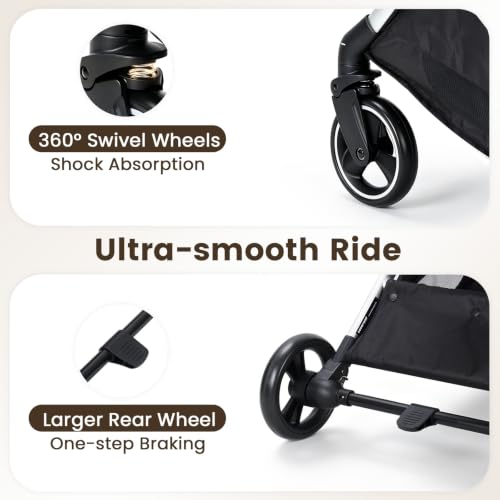 Image of T3 Pro Small Dog Stroller (Green) | Detachable Carrier, 3-in-1 Stroller, Lightweight, Breathable Mesh Fabric, One-Button Braking, Easy to fold, Adjustment Canopy