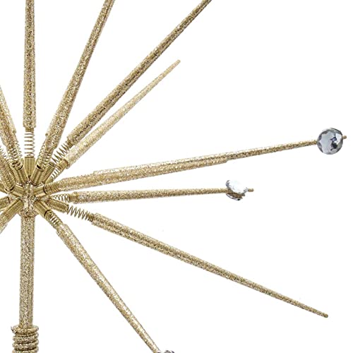 Kurt S. Adler T2801 14.8-Inch Gold Starburst Throng Treetop Tree Topper thumb #1
