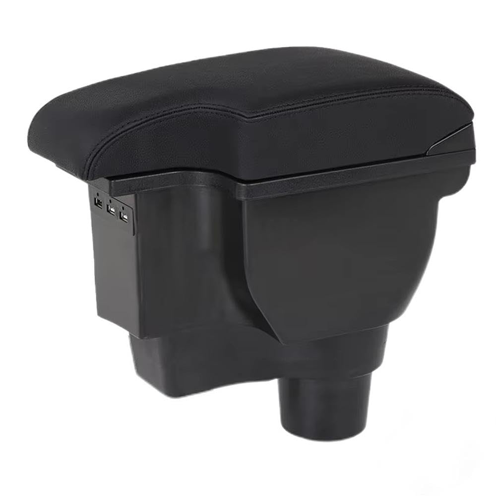FSOZDBBPL For Kia Rio 4 For Rio X For X-Line 2018-2022 Car Armrest Box Auto Storage Box Interior Parts(B2 black line Corium)