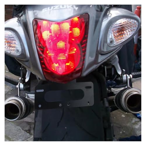 Support plaque d'immatriculation arrière bien rangé pour Suzuki GSX1300R - 3