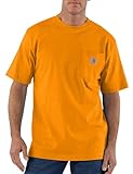 Carhartt - Playera de Manga Corta para Hombre de Ajuste Holgado, S