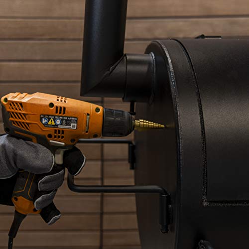 Oklahoma Joe's 4866405R06 Smoker Grommet Kit With Drill Bit, Gold/Black #TOP1