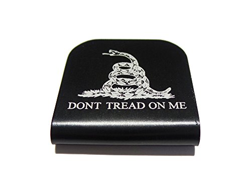 Morale Tags Don't Tread On Me for Your Hat! Clips Right On! (Black)