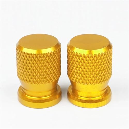 Bouchon valve moto jaune anti fuite d'air pour pneu Honda CBF