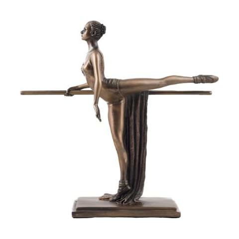 Art Deco Bronze Ballerina Figurine Sculpture Cover