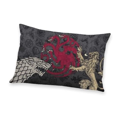 Game of Thrones Soft Velboa Kissen, 30x50 cm, 100% Polyester