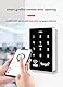 Xenocam WiFi Tuya RFID Access Control Keyboard IP68 Waterproof Dual Frequency 125KHz/13.56MHz Touch Password Access Control Phone Smart App Unlocking Door System