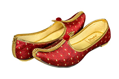 SHAHI-PUNJABI-FOOTWEAR-Boys-JuttiMojari-for-Kids-Red-SPF-2008