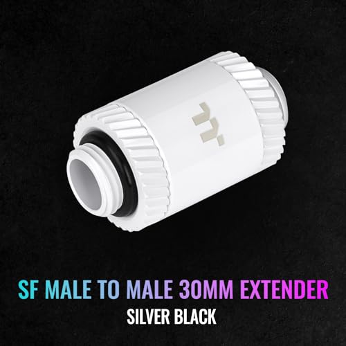 Image of Thermaltake Pacific SF Male to Male 30mm Extender White /DIY LCS /Fittings CL-W391-CU00WT-A