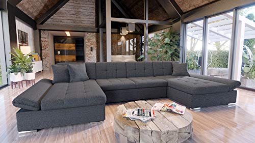 Wohnlandschaft Mirjan24 Ecksofa Alia mit regulierbaren Armlehnen