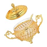 Bocal décoratif avec couvercle : compact et léger, facile à ranger, peu encombrant, bocaux à épices