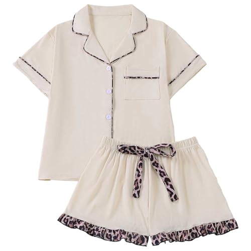 Pyjama couple assorti short et haut léger pour vêtement de nuit homme et femme confortable