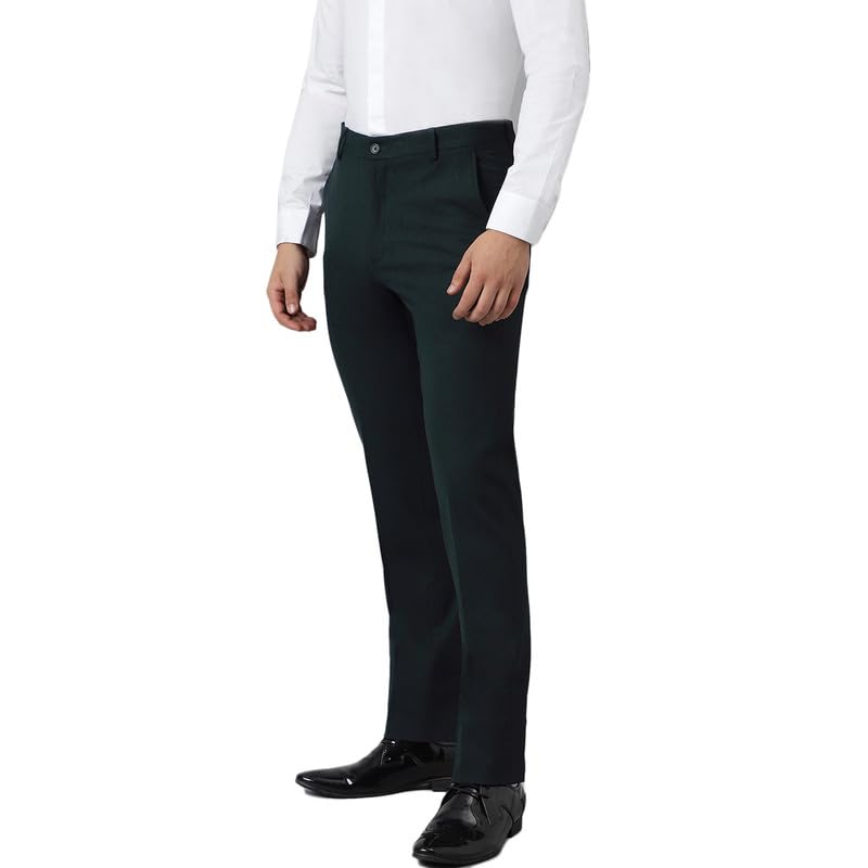 Image of SUBTRACT Slim-Fit Stretchable Lycra Formal Pants for Men with Flexible Waistband | Stylish Men's Wear Trousers for Office or Party |Dress Trouser Pant