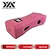 Day Zero Survival All New Pink Women Self Defense Compact Stun Gun 10 Billion Volt Max Strength Rechargeable Battery with Flashlight