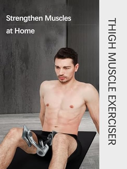 Kegel Exercises for Men, Pelvic Floor Muscle Exercise, 132 lbs Hip Trainer, Adjustable Resistance, TIME&Call Calculate Exerciser for Home Workout, Inner Thigh Slimmer, Hip Strengtheners