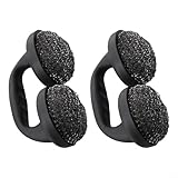 Cepillo de limpieza de parrilla de horno de alambre con cerdas para limpieza de parrilla, con mango ergonómico para un mejor control y agarre cómodo