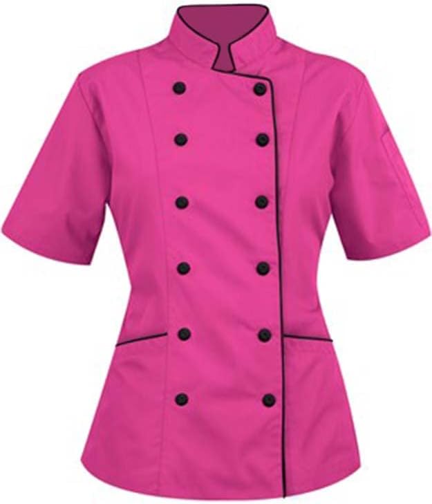H H C Women's Short Sleeve Chef Coat - Jacket