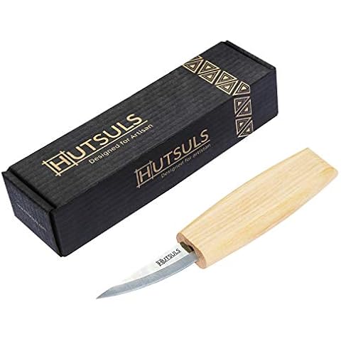 Hutsuls Wood Whittling Knife for Beginners - Razor Sharp Wood Carving Knife in a Beautifully Designed Gift Box, Sloyd Woodworking Knife for Men, Women, Adults and Kids (6.5 inch) Cover