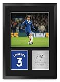 HWC Trading Marc Cucurella Chelsea Gifts Printed Signed Autograph Picture for Soccer Fans and Supporters - 16" x 12" Portrait Framed (ID-005490)