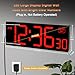 Soobest Digital Wall Clock with Seconds for Gym, Remote Countdown Timer Large LED Display 5 Dimmer (10.2