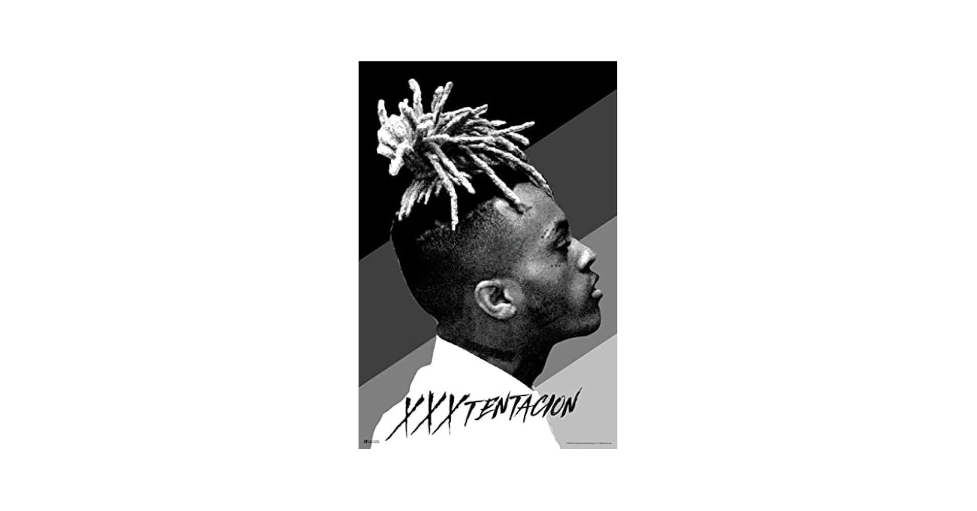 Amazon.com: Laminated XXXtentacion Poster BW Stripes