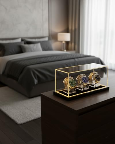 Vitrine LED professionnelle pour montres et coffret d'exposition