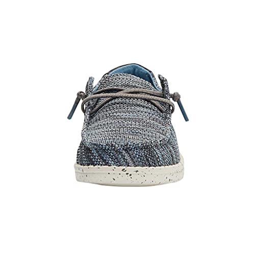 Image of HEYDUDE Women's Wendy Chambray | Women's Shoes | Women's Lace Up Loafers | Comfortable & Light-Weight