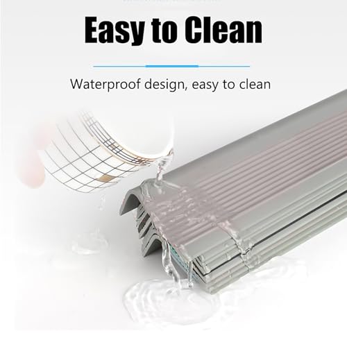 Perfil de PVC autoadhesivo de borde elegante nero para escaleras de diseño interior 5