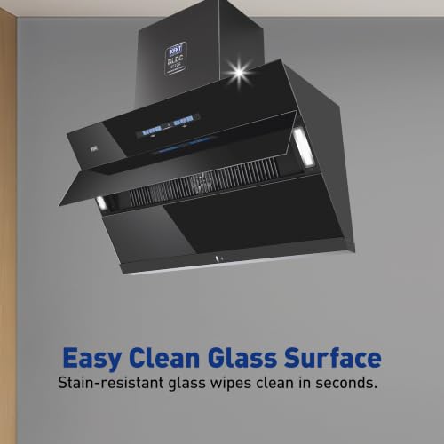 Image of KENT Stax S2 75 cm Inclined Openable Flap Design Kitchen Chimney | BLDC Motor | Powerful Suction 1800m /hr | Gesture & Touch Control | Auto Clean | LED Light | 5 Yrs Motor+2 Yrs Comprehensive Warranty