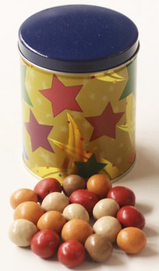 Scott's CakesFall Harvest Gourmet Chocolate Malt Balls in a Stars Can