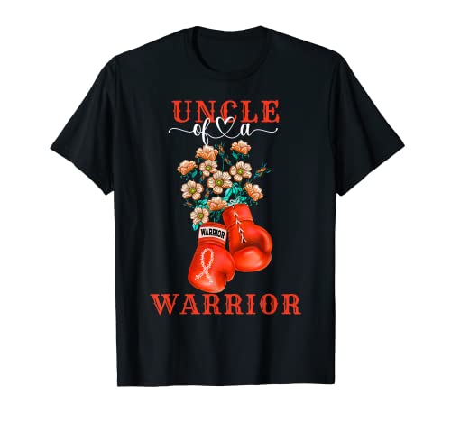 Uncle Of A Warrior Leukemia Cancer Awareness Squad T-Shirt