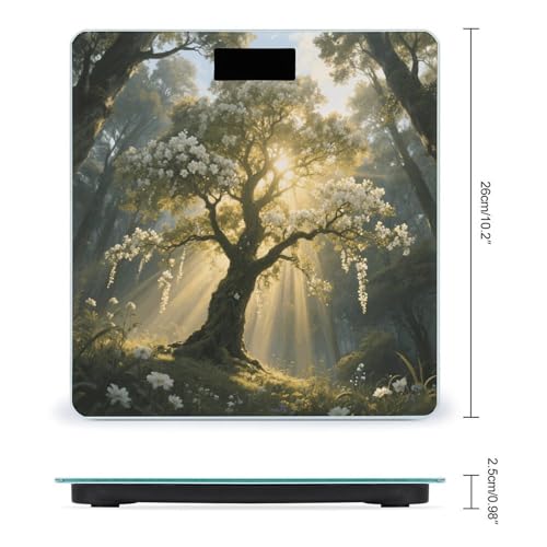 Báscula Digital de Baño Tree of Life con Pantalla LED miniatura 2
