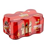 Malta India - Malt Beverage Non Alcoholic Original from Puerto Rico, 8 Ounce (Pack of 6) - Packaging may vary